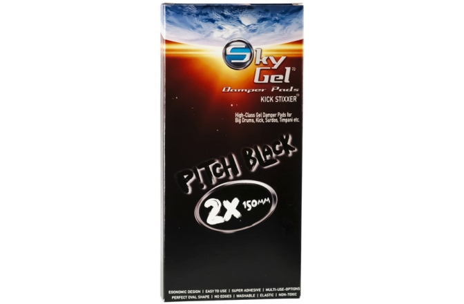 Pad de amortizare  SKY Music	 Damper Pads SkyGel Kick StiXXer Pitch Black SGKIPD