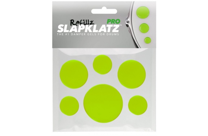 Pad-uri de rezervă SlapKlatz Damper gel Refillz 12 Verde