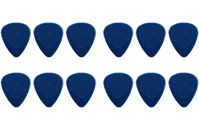 Pană chitara - set 12 Janicek Picks D-Grip Nylonpicks 1.30 Albastru Set 12