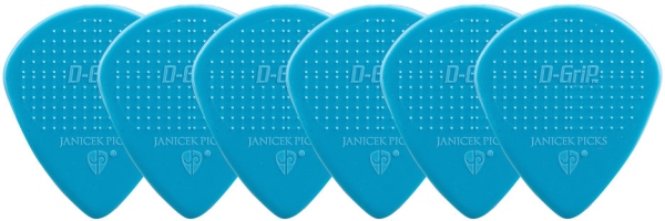 Janicek Picks D-Grip Nylonpicks 1.00 Albastru Deschis Set 6