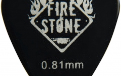 Pană de chitară Fire&Stone Classic Celluloid 0.81mm Black