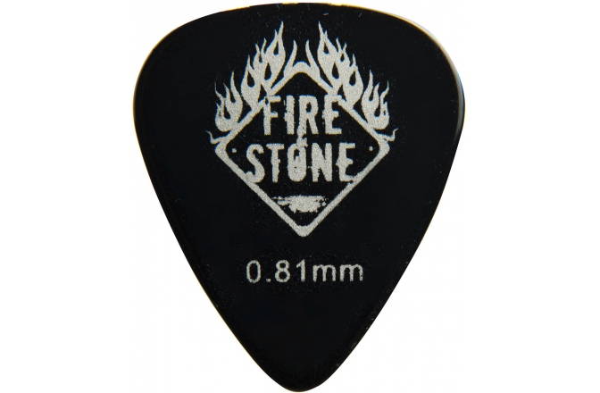 Pană de chitară Fire&Stone Classic Celluloid 0.81mm Black