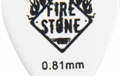 Pană de Chitară Fire&Stone Classic Celluloid 0.81mm White