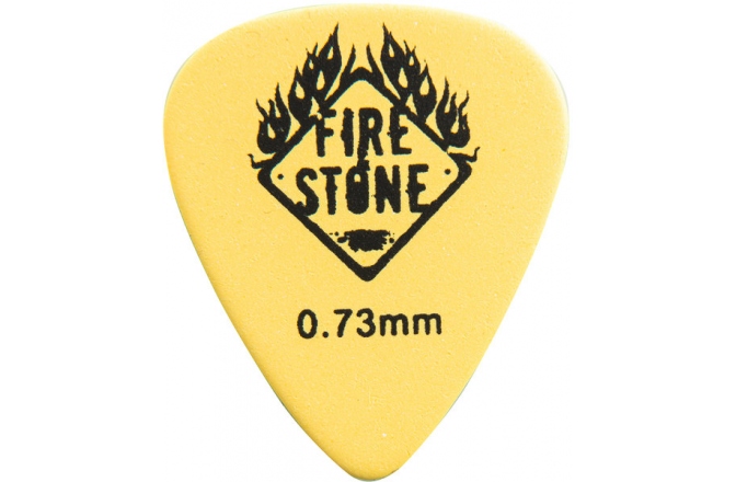 Pană de Chitară Fire&Stone Delrin Tex 0.73 Yellow