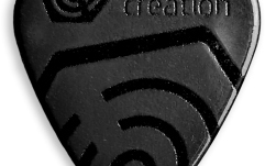 Pană de chitară Soundcreation Logo Black Duralin 1.5mm Heavy