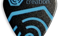 Pană de chitară Soundcreation Logo Blue Duralin 1.00mm Medium-Heavy