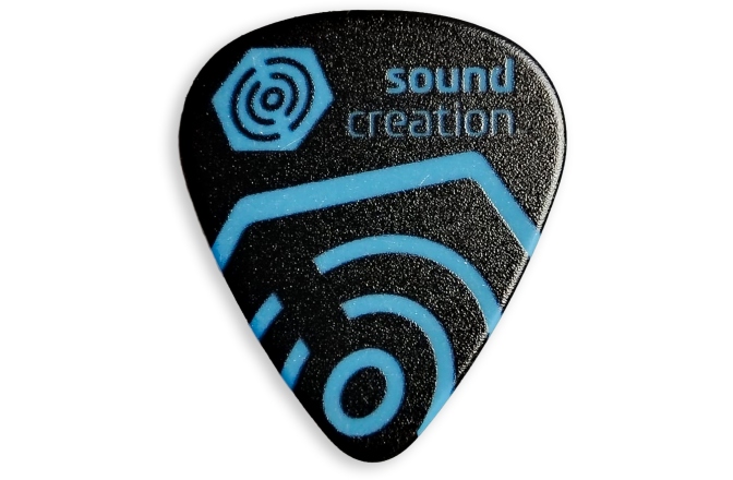 Pană de chitară Soundcreation Logo Blue Duralin 1.00mm Medium-Heavy