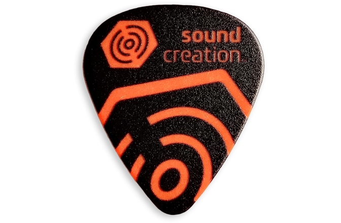 Pană de chitară Soundcreation Logo Orange Duralin 0.60mm Light