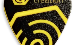 Pană de chitară Soundcreation Logo Yellow Duralin 0.7mm Light-Medium