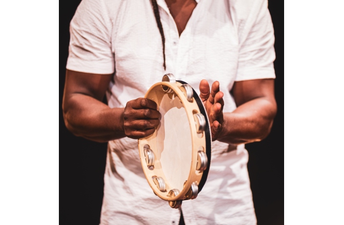 Pandeiro  Meinl Wood Shaker Pandeiro 10" - Poplar Frame/5 Shaker/Napa Head