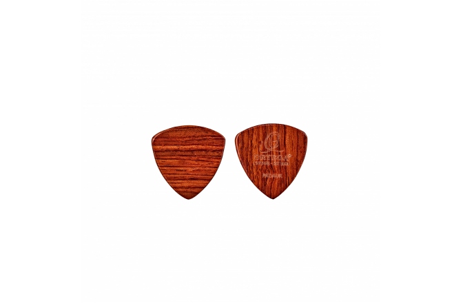 Pane chitară Ortega padouk wood picks XL - flat / 2pc pack