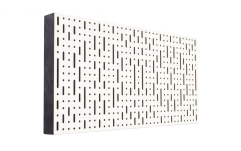 Panou acustic cu vata minerala<br /> Mega Acoustic FiberPRO 120 BinaryBean Alb Negru