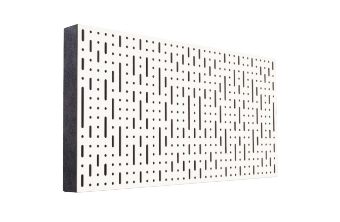 Panou acustic cu vata minerala<br /> Mega Acoustic FiberPRO 120 BinaryBean Alb Negru