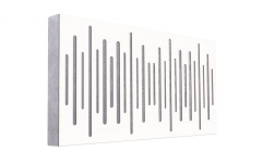 Panou acustic cu vata minerala<br /> Mega Acoustic FiberPRO 120 Spectrum Alb Gri