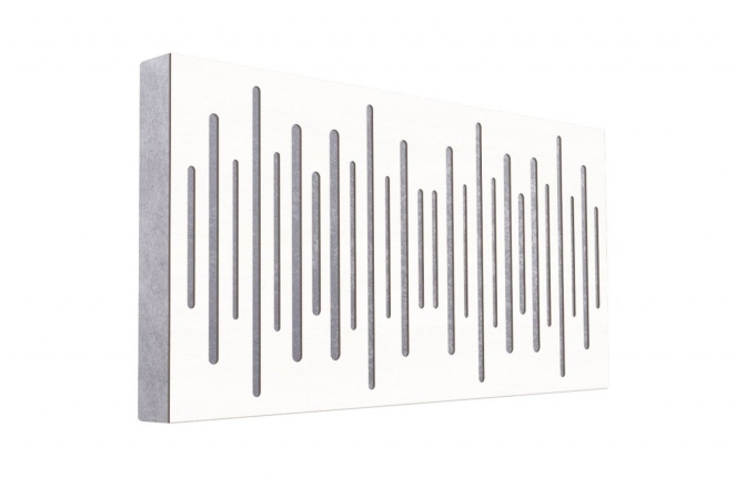 Panou acustic cu vata minerala<br /> Mega Acoustic FiberPRO 120 Spectrum Alb Gri