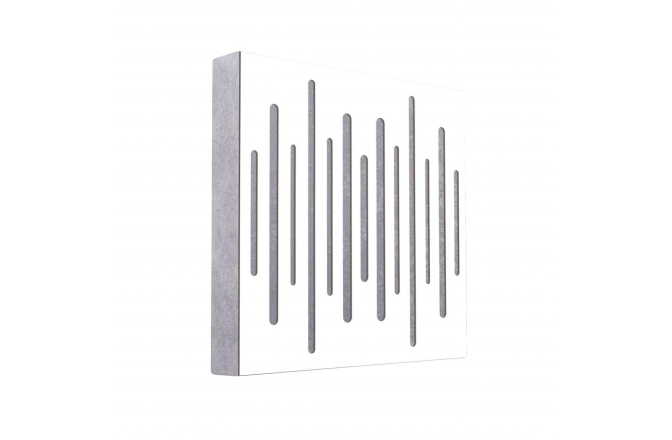 Panou acustic cu vata minerala<br /> Mega Acoustic FiberPRO 60 Spectrum Alb Gri