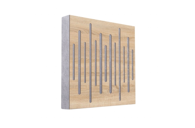 Panou acustic cu vata minerala<br /> Mega Acoustic FiberPRO 60 Spectrum Stejar Gri