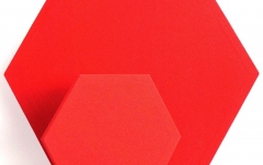 Panou acustic GIK Acoustics DecoShapes Hexagon Acoustic Panel Small 300x25mm Red EJ076