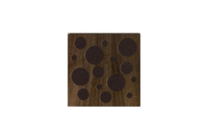 Panou acustic GIK Acoustics Impression Panel Diffuser/Absorber 50mm Bubbles Square Walnut Wood