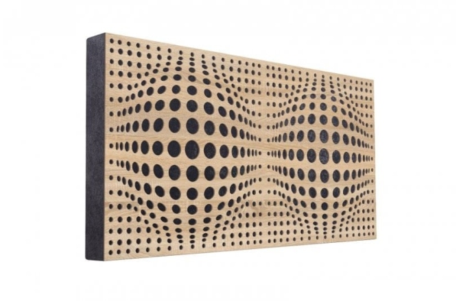 Panou acustic<br /> Mega Acoustic Fiber Pro 120 AcouSphere Stejar Negru