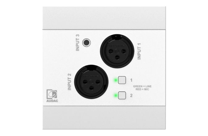 Panou de intrare în rețea Dante Audac NWP 320 White