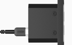 Panou de intrări în rețea Dante Audac NWP 400 Black