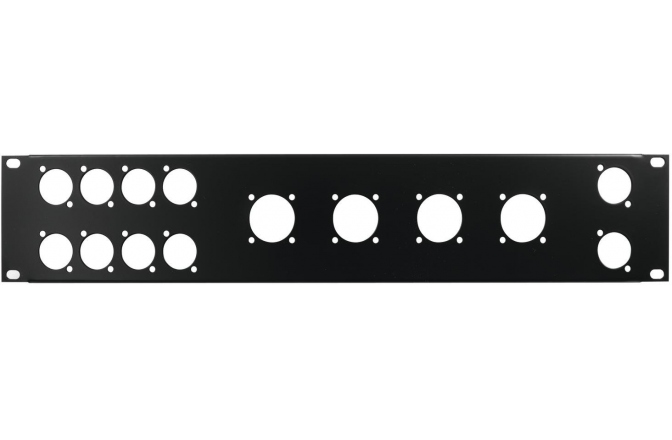 Panou rack Omnitronic Front Panel Z-19 8x D-Type/4xNL8/T 2U
