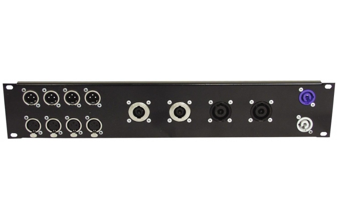 Panou rack Omnitronic Front Panel Z-19 8x D-Type/4xNL8/T 2U