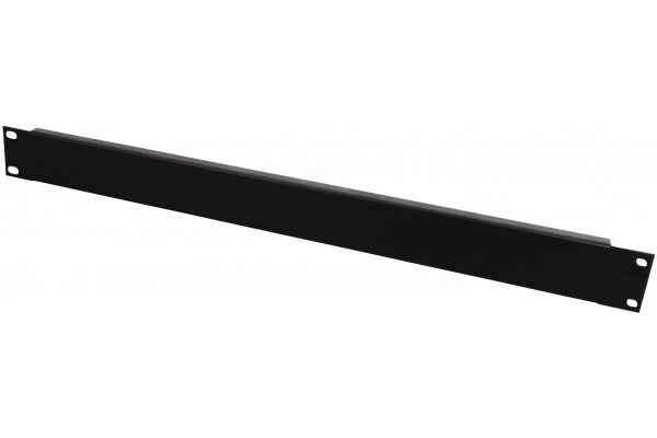 Front Panel Z-19U-shaped, steel,black 1U