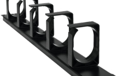 Panou rack pentru management de cablu No brand Front Panel Ring Cable Manager 1U