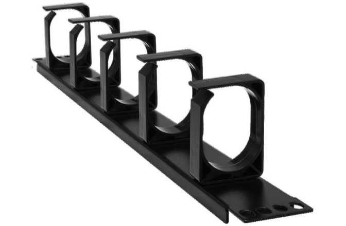 Panou rack pentru management de cablu No brand Front Panel Ring Cable Manager 1U