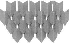 Panouri acustice<br /> Mega Acoustic Dart PET 3D GP18