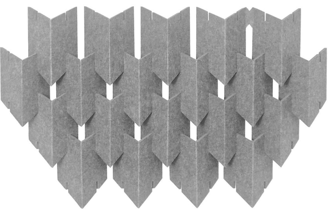 Panouri acustice<br /> Mega Acoustic Dart PET 3D GP18