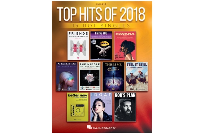 Partitură Ukulele No brand Top Hits Of 2018: Ukulele