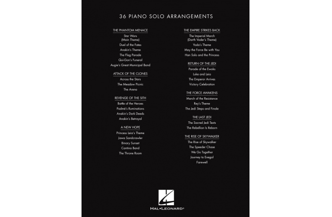 Partituri Melodii Star Wars No brand Star Wars: The Piano Anthology 
