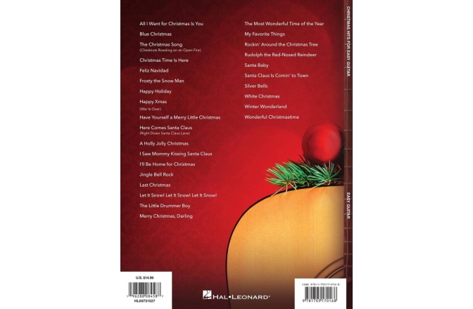 Partituri pentru chitară No brand Christmas Hits for Easy Guitar