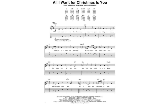 Partituri pentru chitară No brand Christmas Hits for Easy Guitar