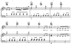 Partituri pian/voce No brand Disenchanted