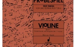 Partituri vioară Schott Orchester Probespiel Violin