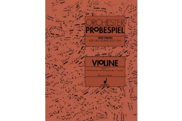 Orchester Probespiel Violin