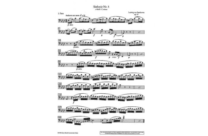 Partituri violoncel Schott Probespiel Violoncello