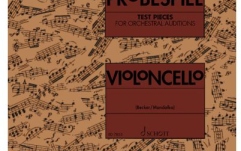 Partituri violoncel Schott Probespiel Violoncello