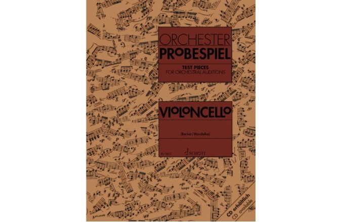 Partituri violoncel Schott Probespiel Violoncello