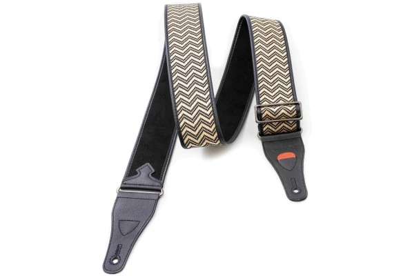 RightOn VICTORIA Black Guitar Strap — 4