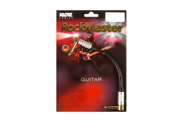 unbalanced RockMaster high end patch cableangled - angled / jack plug - 0.3 m