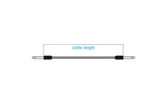 Patch chitară high-end Klotz unbalanced RockMaster high end patch cableangled - angled / jack plug - 0.3 m
