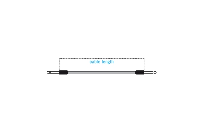 Patch chitară high-end Klotz unbalanced RockMaster high end patch cableangled - angled / jack plug - 0.3 m
