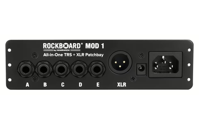 Patchbay pentru pedaliere RockBoard Patchbay MOD 1 V2 All-in-One TRS & XLR, IEC & Barrel