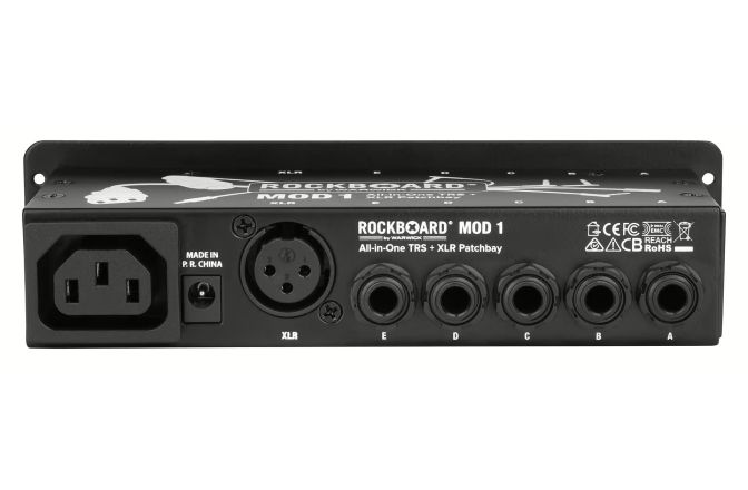 Patchbay pentru pedaliere RockBoard Patchbay MOD 1 V2 All-in-One TRS & XLR, IEC & Barrel