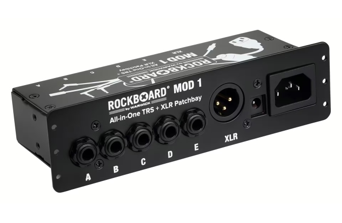 Patchbay pentru pedaliere RockBoard Patchbay MOD 1 V2 All-in-One TRS & XLR, IEC & Barrel